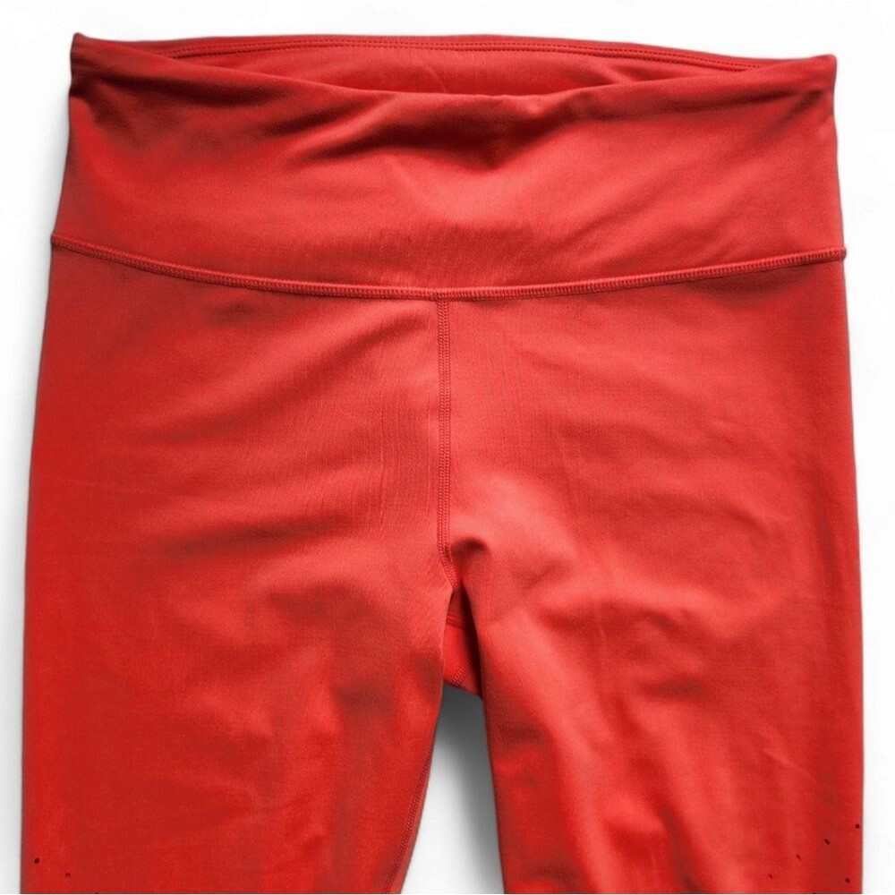Joy lab perforated Dot legging bright Coral large athleisure comfortable workout - Picture 4 of 7